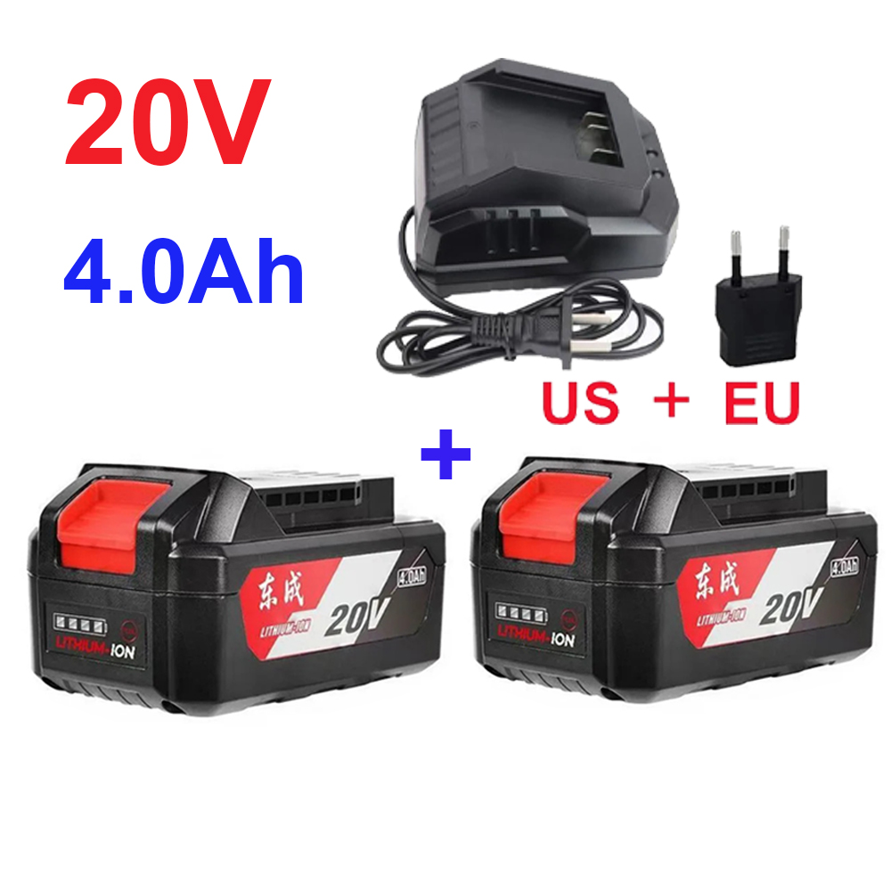 Power Tools Dongcheng - Orijinal 20V 4.0Ah Pil DongCheng FFBL2040