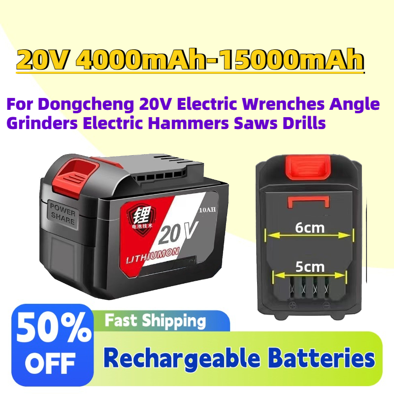 Power Tools Dongcheng - Yeni 20V 4.0Ah-15Ah Elektrikli El Aletleri