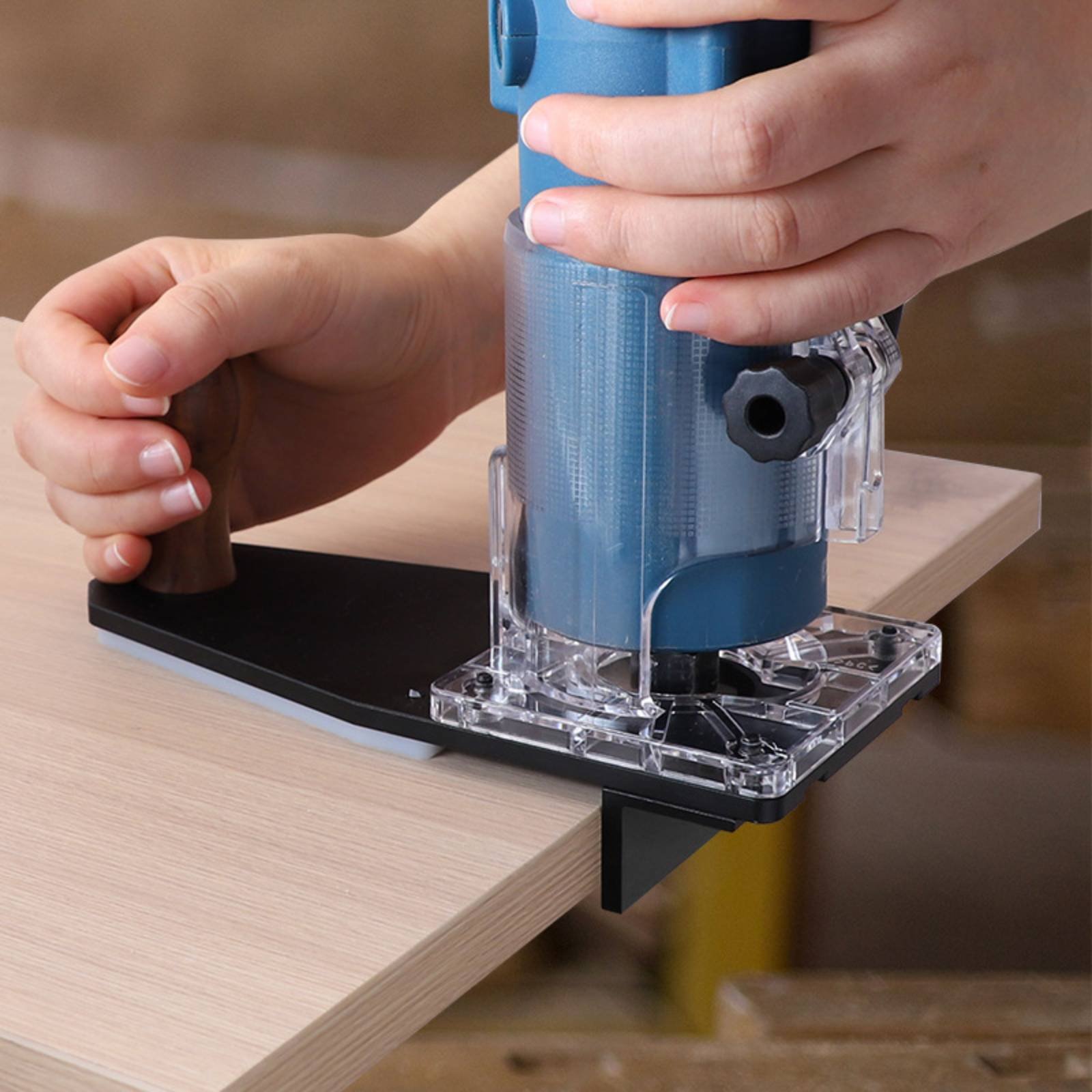 Power Tools Construction - Kenar Kesme Tabanı Sabit Kontrol Yuvarlak