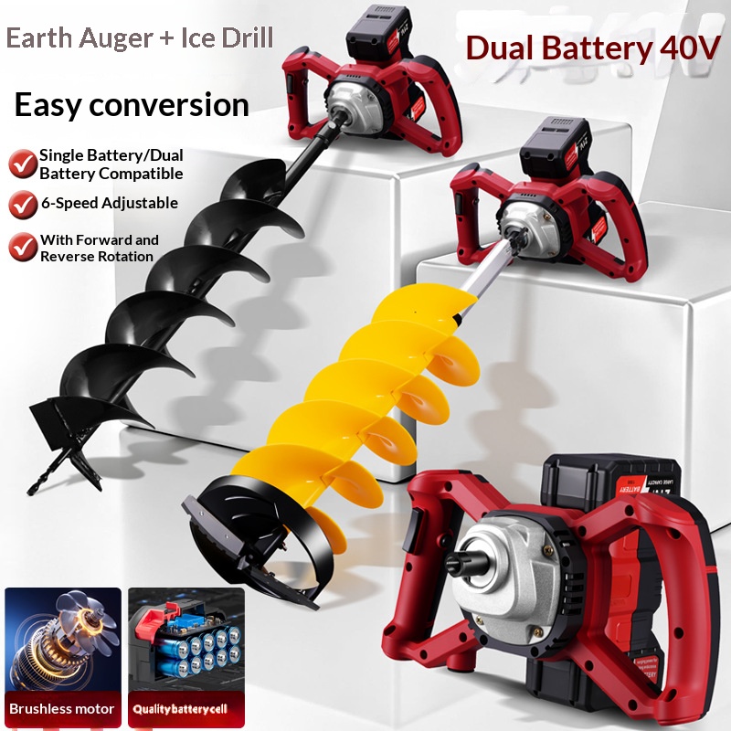 Power Tools Construction - 21v Lityum Pil Elektrikli Zemin Matkabı