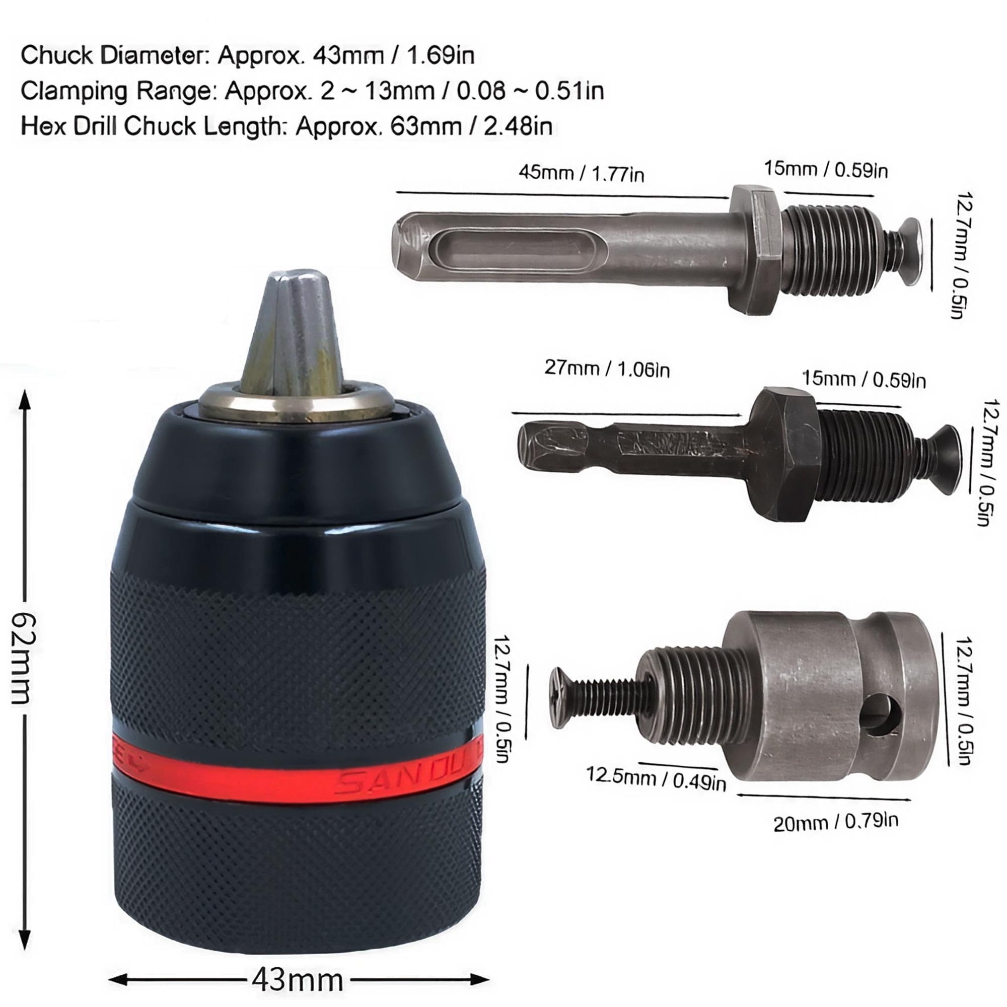 Anahtarsız Matkap Mandreni Ağı - Power Tools Construction incelemesi ve fiyatı